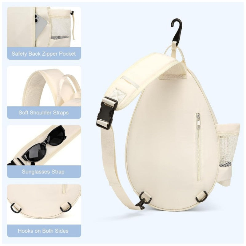 Sportliche Tennis-Rucksacktasche mit Innovativem Klappdesign Brehn