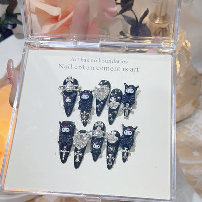 Künstlerische Gel-Nagelspitzen