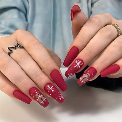 Festliche Themen-Acryl-Nagelkunstverlängerungen Brehn