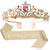 Damen Glitzernde Prinzessinnenkrone mit Birthday Princess Schärpe Brehn