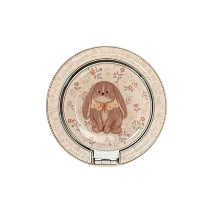 Verspielter Handspiegel mit Kaninchenmotiv Brehn