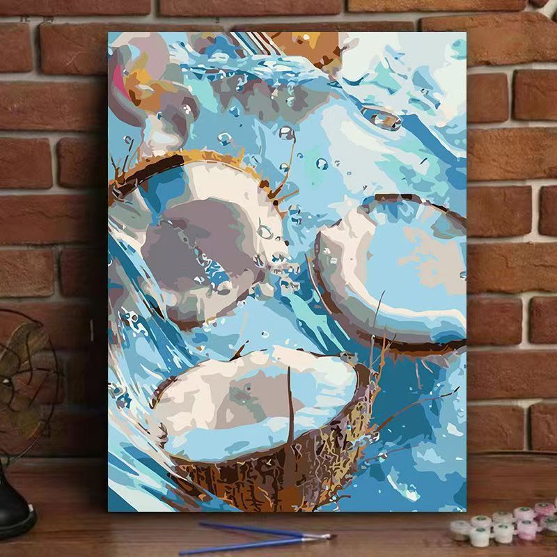 Vibrante Zitrus-inspirierte Wandkunst Brehn
