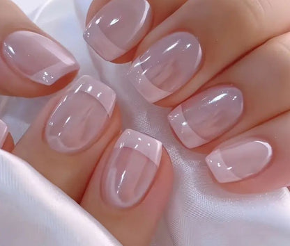 Elegante französische Spitzen-Acryl-Nagelverstärkungen Brehn 1789915301