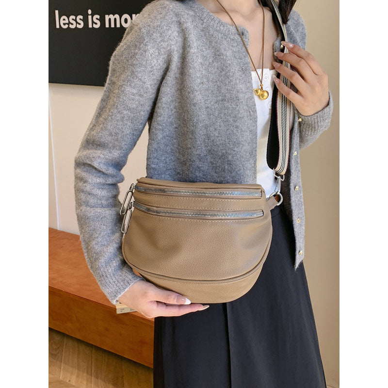 WoChic Dual-Zipper Crossbody Bag Brehn