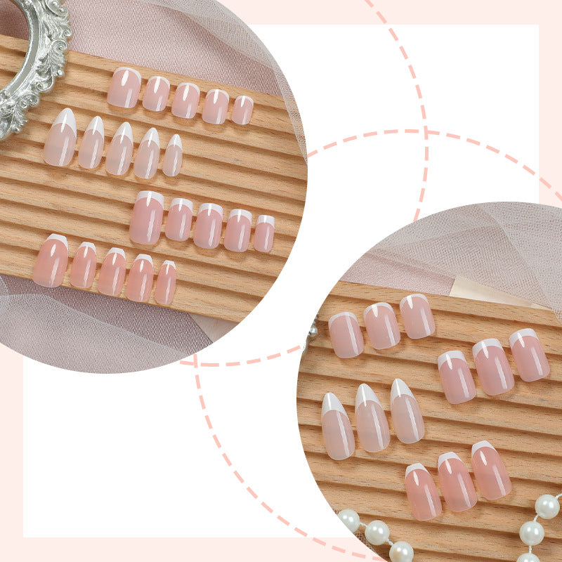 Premium Langanhaltendes Press-On Nagelset Brehn