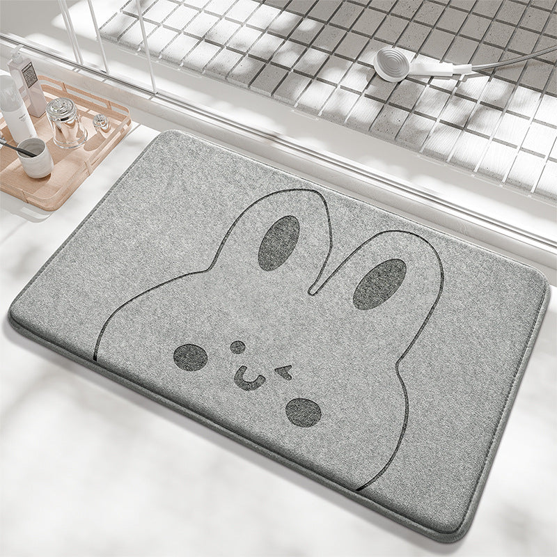 Verspieltes Bunny Design Badematte Brehn