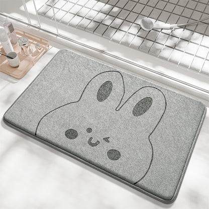 Verspieltes Bunny Design Badematte Brehn