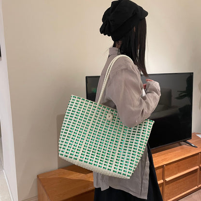 Handgewebte Einkaufs- und Strandtasche Brehn