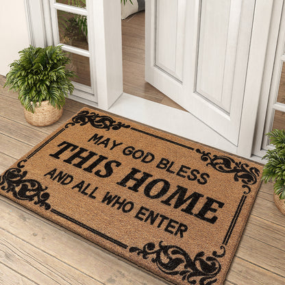 Blattmuster Eingangsmatte Brehn