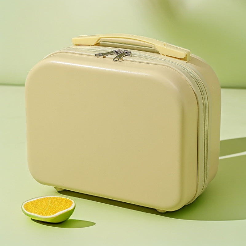 Hartschalen-Reise-Beauty-Case mit geformtem Griff und doppelt zip-verschluss Brehn