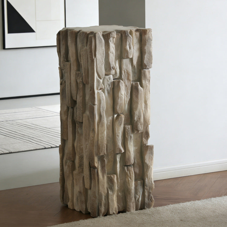 Rock-Textur Dekorativer Sockel