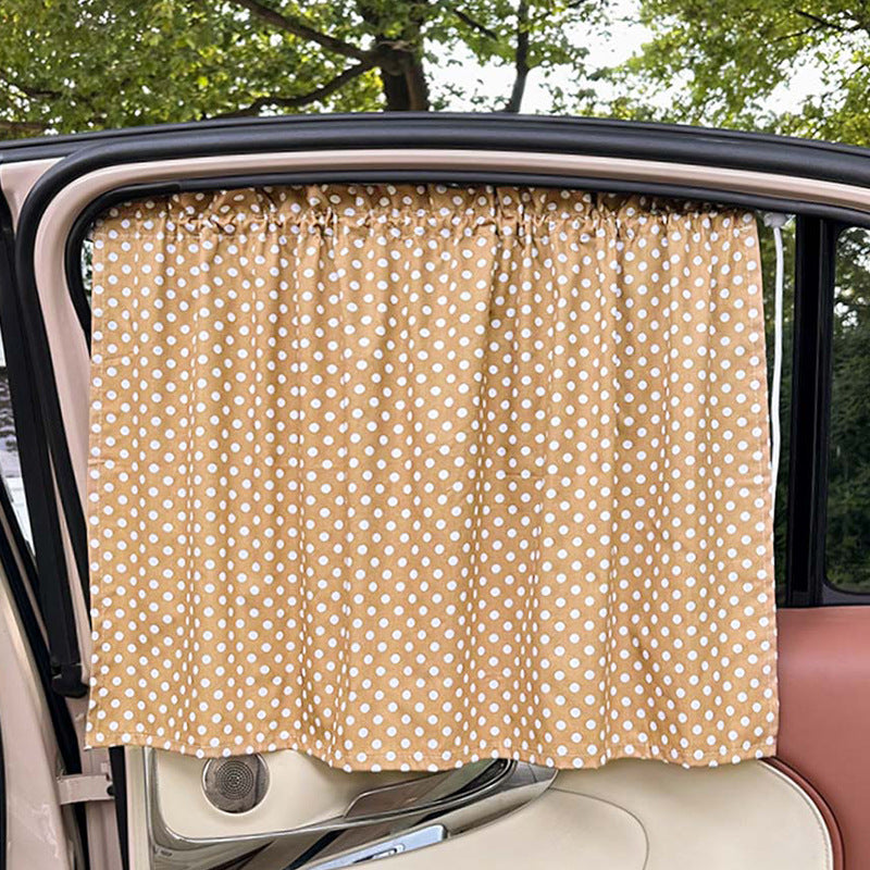 Unisex nan Sonnenschutz-Autovorhang mit elastischem Befestigungsband und blickdichter Baumwollmischung Brehn