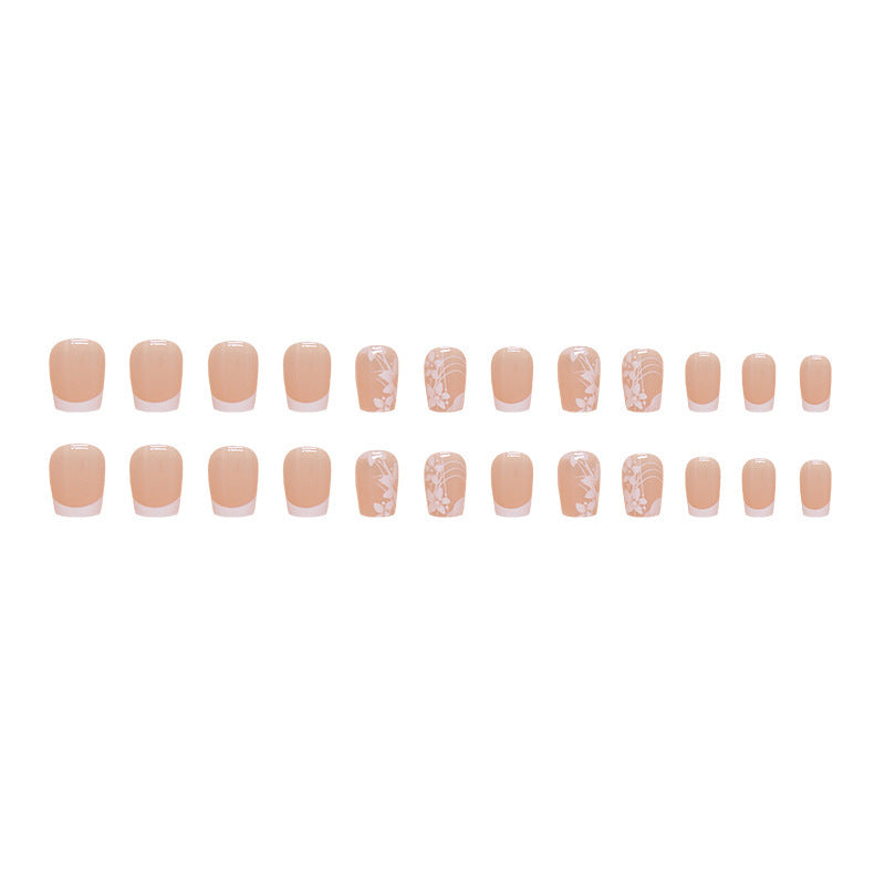 Blumen Design Presse-On Nagelspitzen Brehn