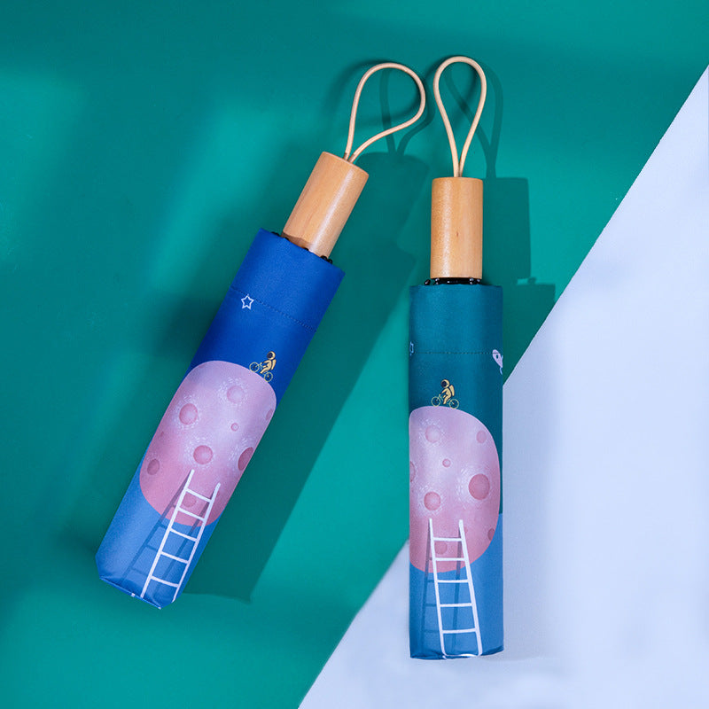 Unisex Automatischer Reise-Regenschirm mit kreativem Design Brehn
