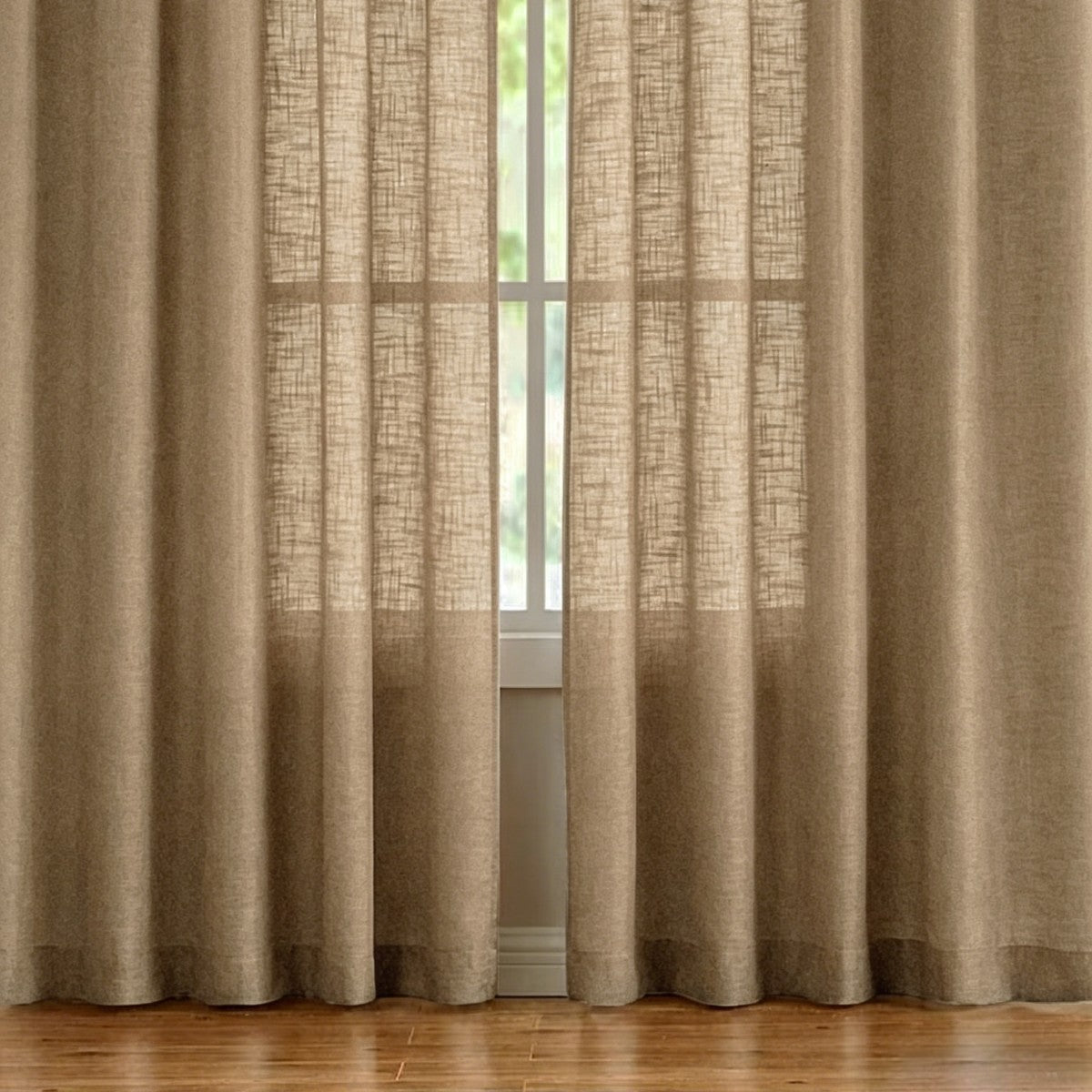 Durchsichtige Leinen-Fenstervorhänge Brehn