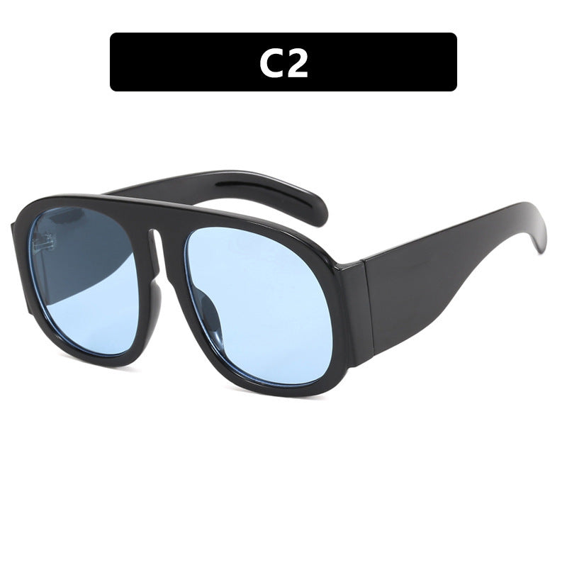 Damen trendige oversized Sonnenbrille mit modischem Farbverlauf Brehn
