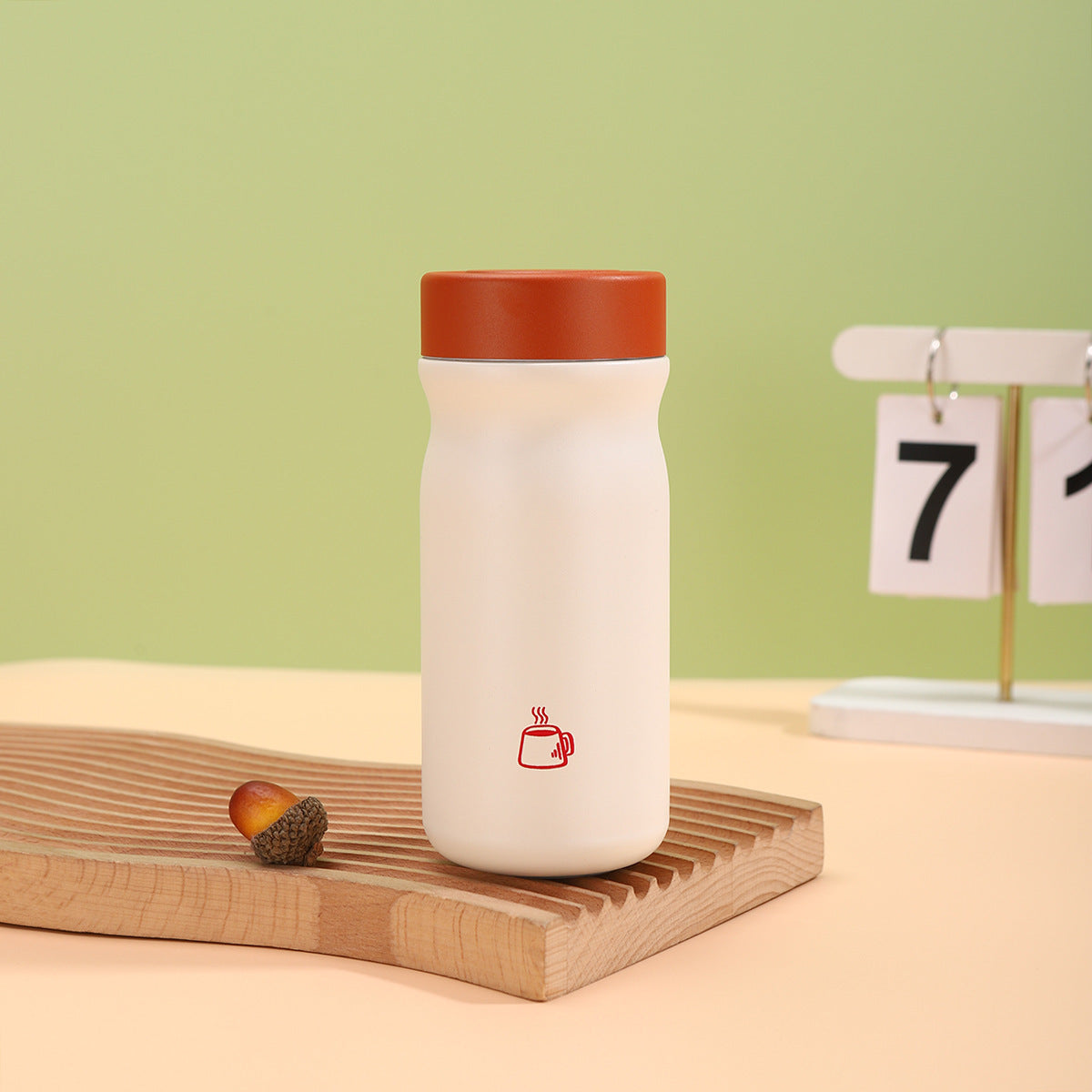 Damen Isolierte Kaffeetasse mit praktischem Auslaufstopp Brehn