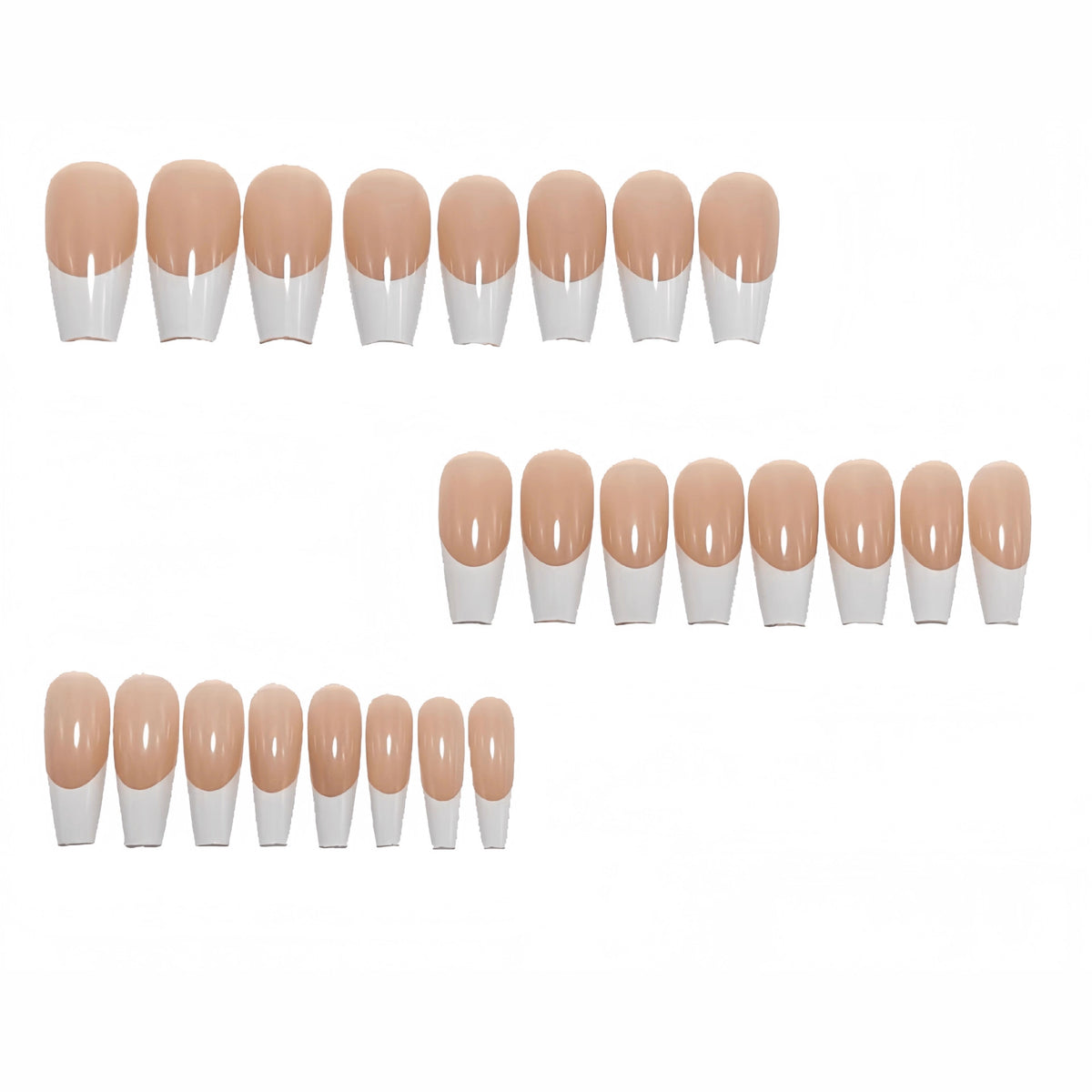 Kunstnägel im eleganten French-Tip Design Brehn