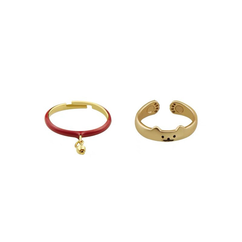 Süßes Tierpfoten-Ring-Set Brehn