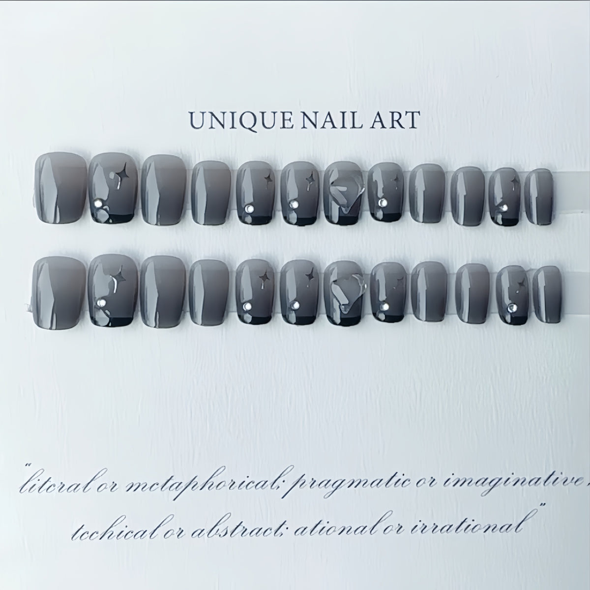 Einzigartiges artikuliertes Nageldesign Brehn