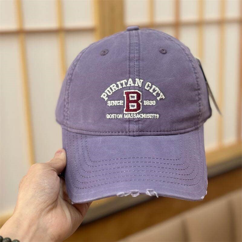 Vintage Damen Distrikt Bestickte Baseballmütze Brehn