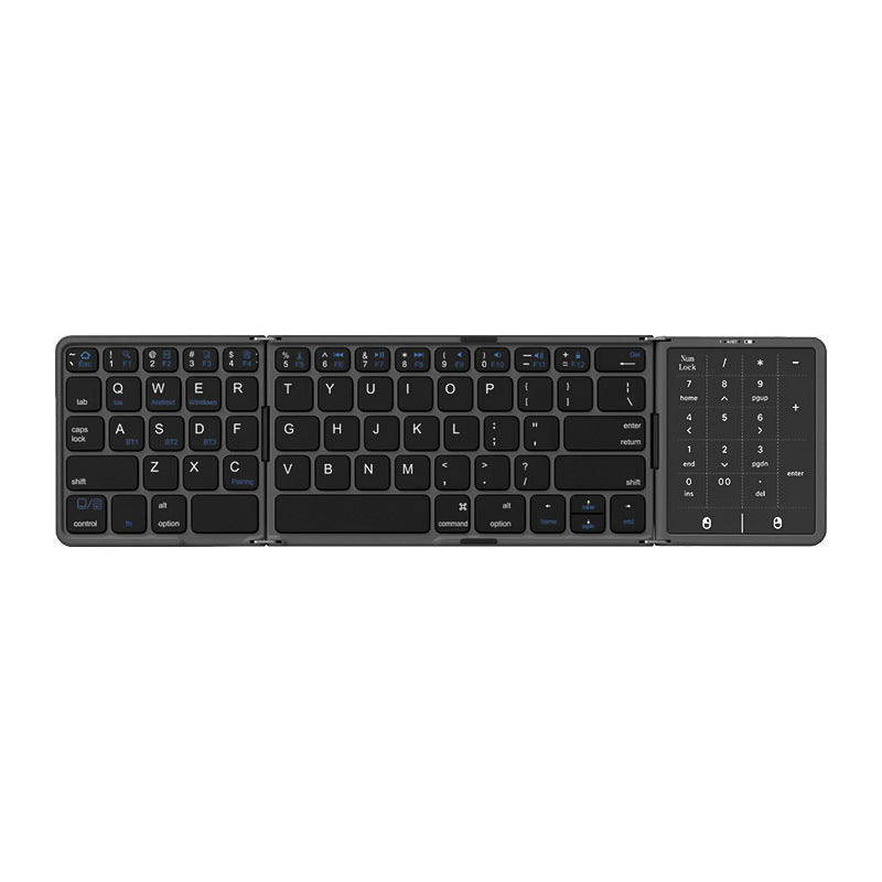 Kompakte Bluetooth-Tastatur mit Ziffernblock Brehn