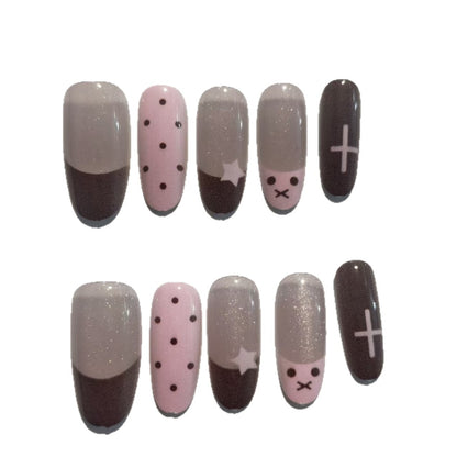 Kreatives Press-On Nagelset Brehn