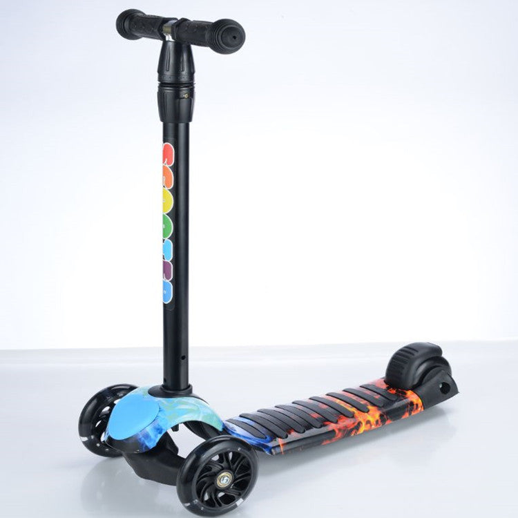 Stilisiert Dreirad Kickboard Scooter Brehn