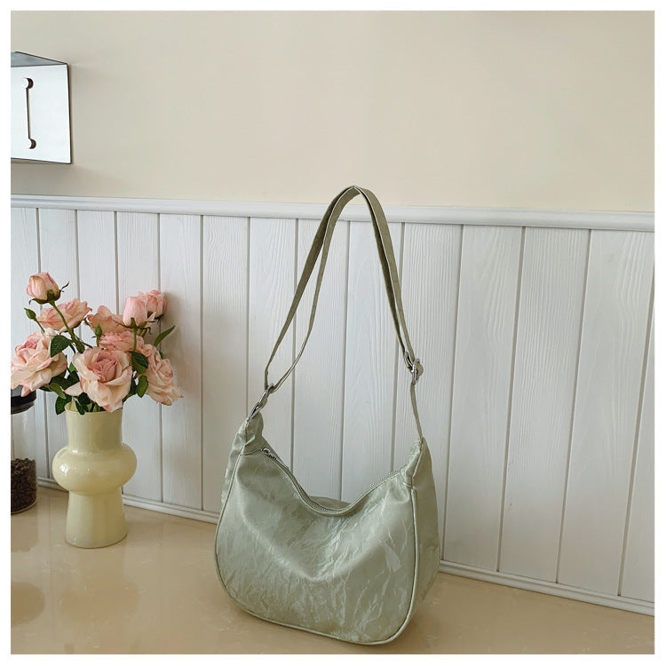 Zeitgenössische Weiche Leder Schultertasche Brehn