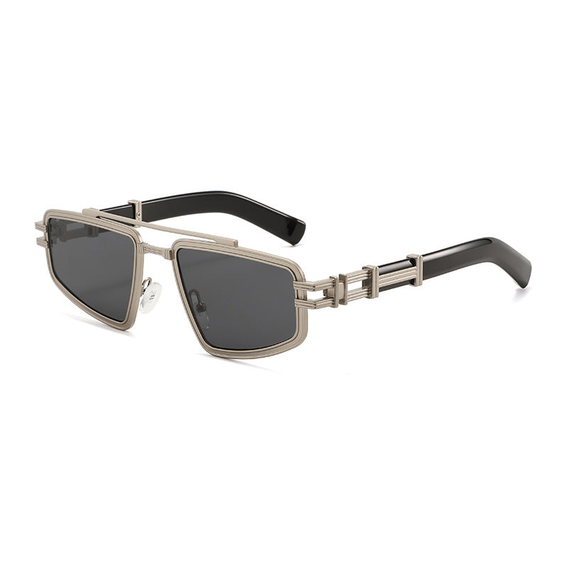 Damen Designer-Sonnenbrille mit filigranem Metallrahmen und polarisierten Gläsern Brehn