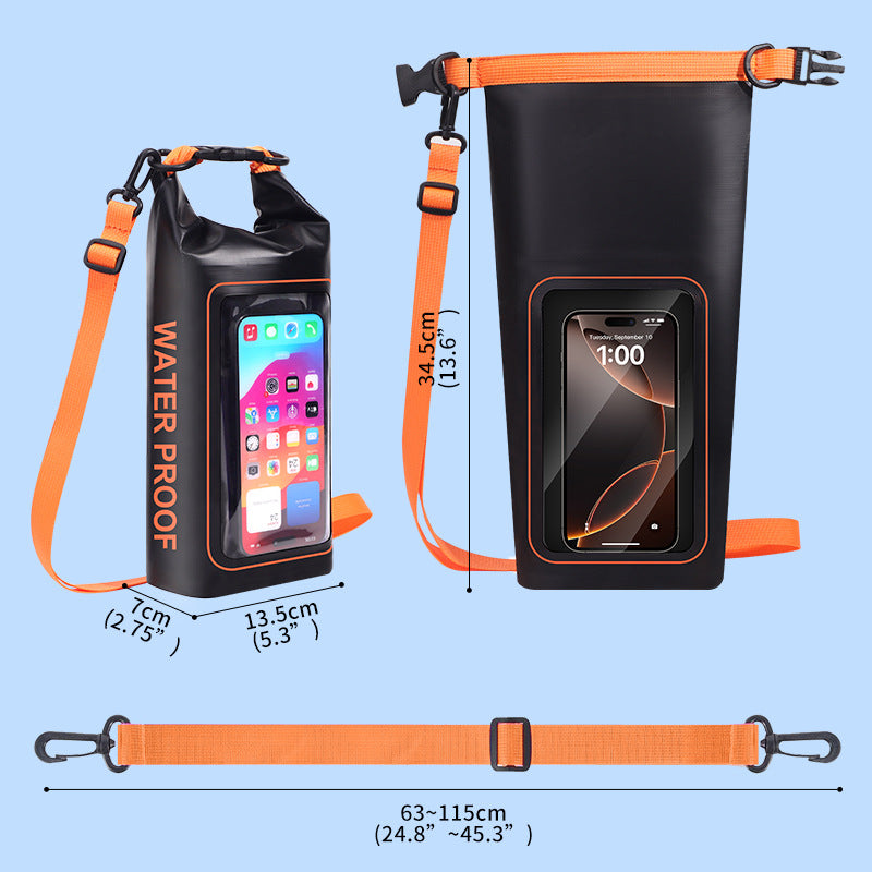 Unisex Wasserdichte Smartphone-Tasche mit ergonomischem Schultergurt Brehn
