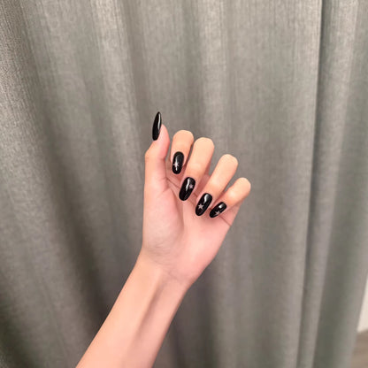 Künstlerisches Press-On Nagelkunstset mit Sternenmotiven