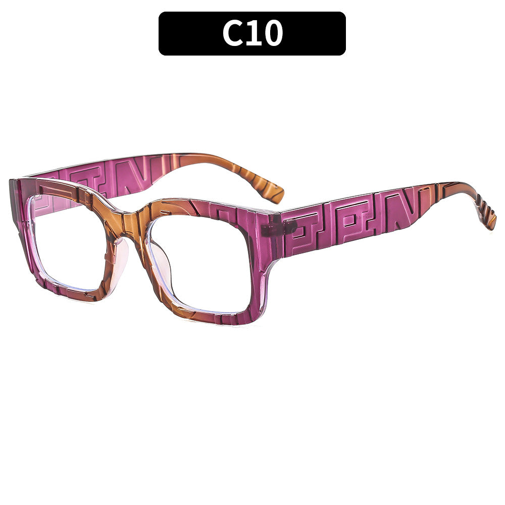 Oversized Geometric Statement Sonnenbrille