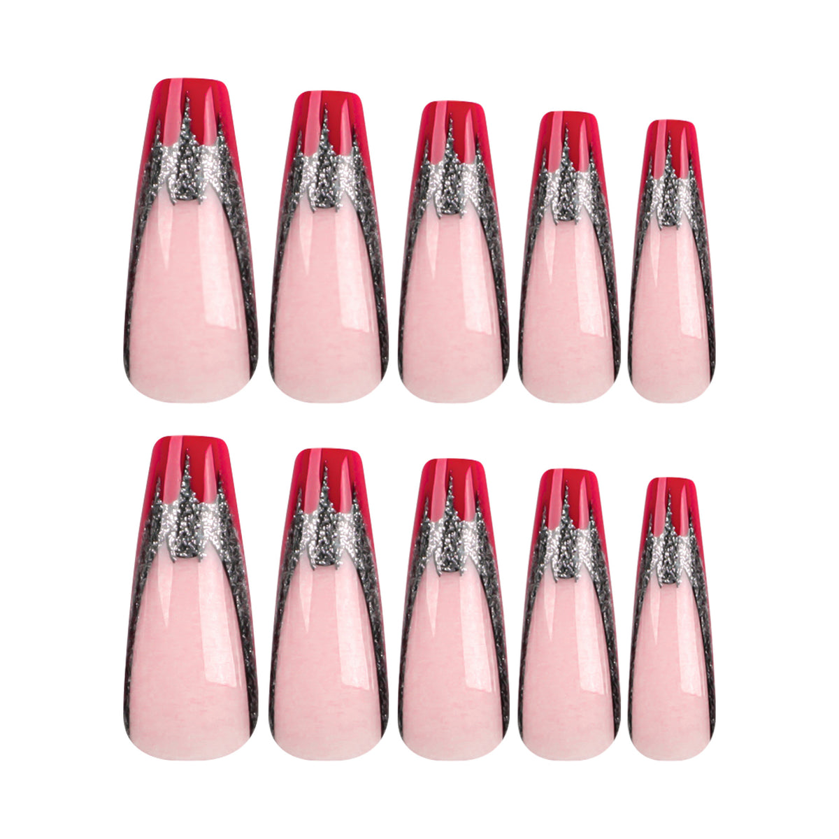 Kunstvolle Gel-Nägel mit außergewöhnlichem Gothic-Design Brehn