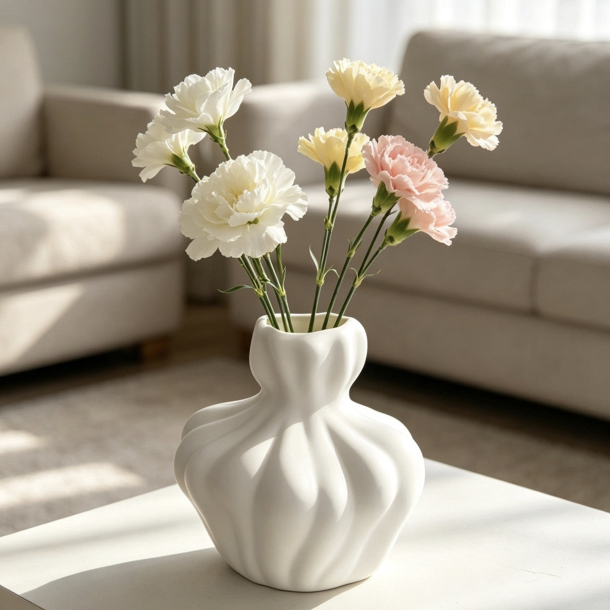 Abstract Skulptural Dekorative Vase Brehn