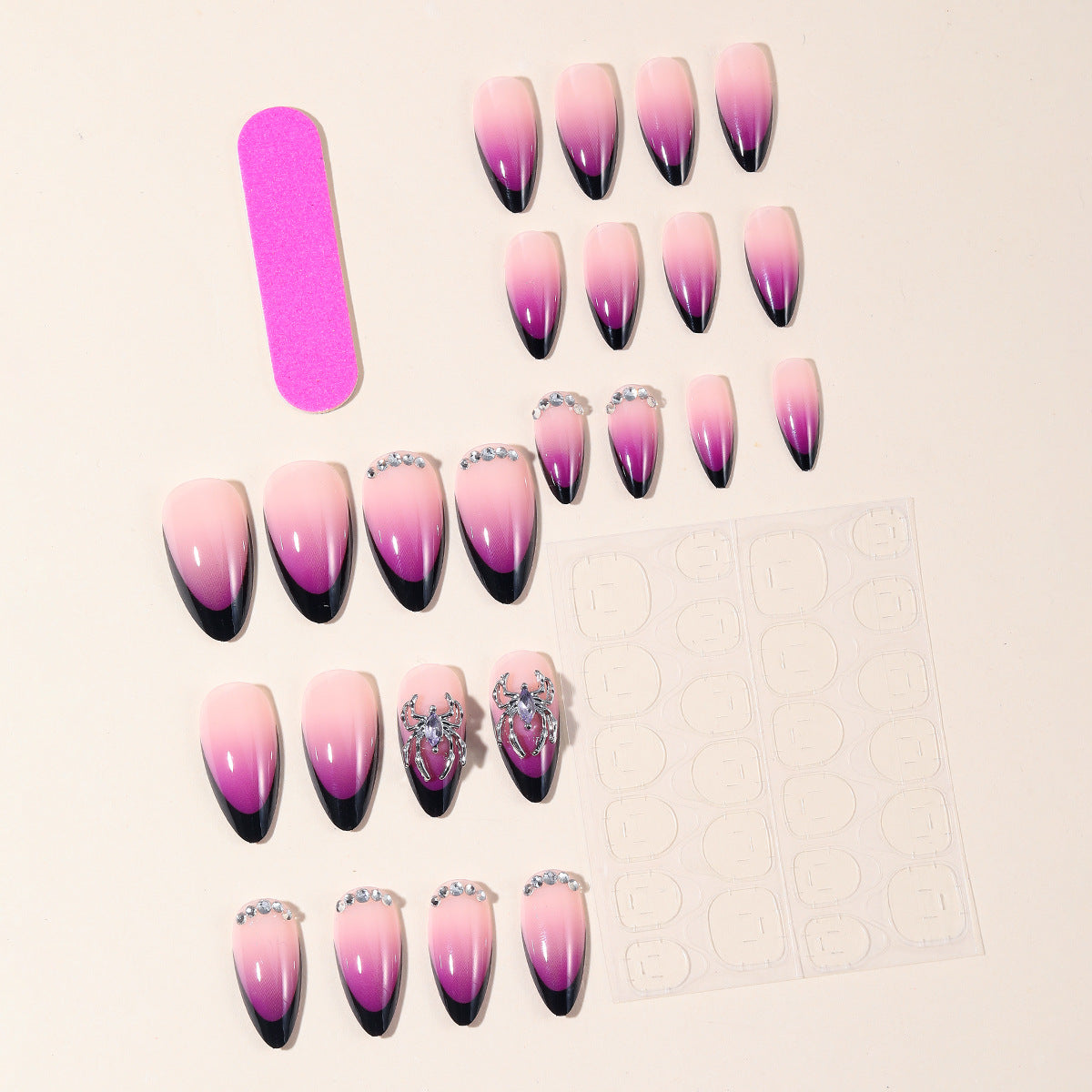 Gothic Glamour Nagelkunst Set Brehn