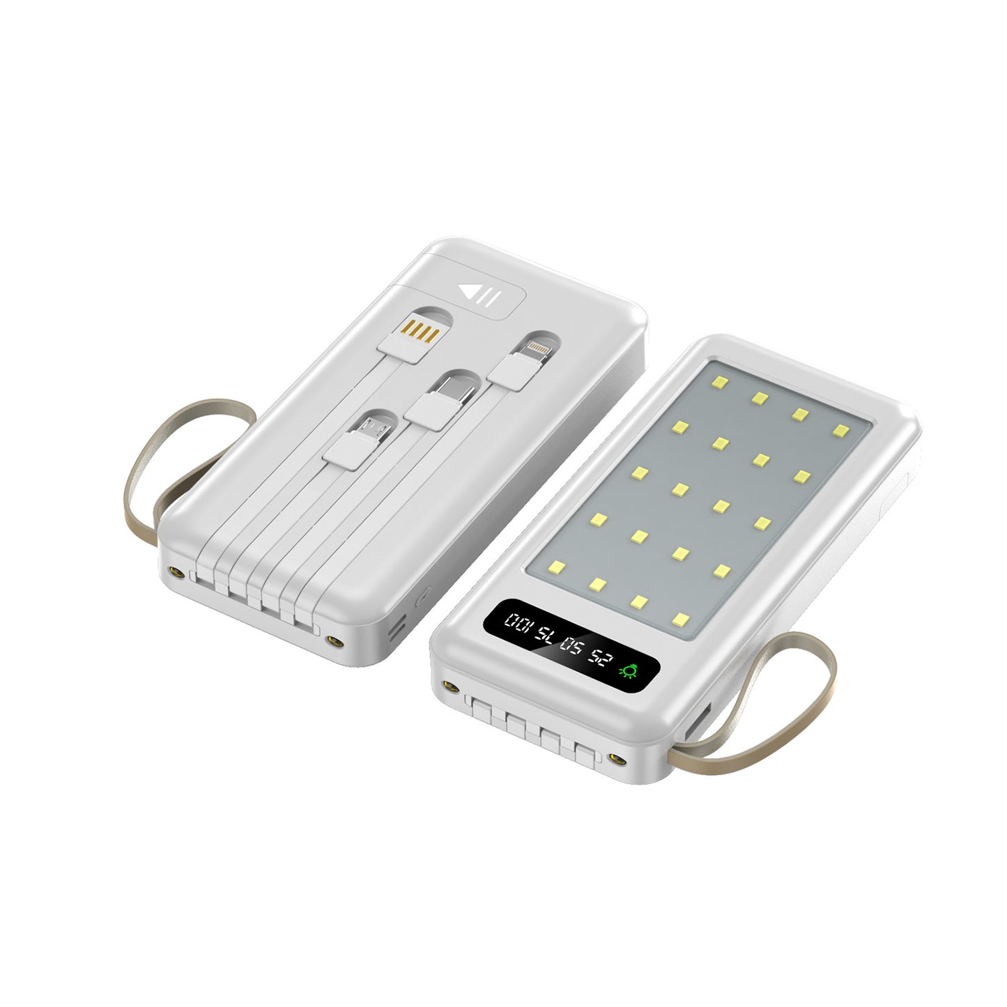 Tragbare Powerbank mit multifunktionalem USB-C Ladekabel Brehn