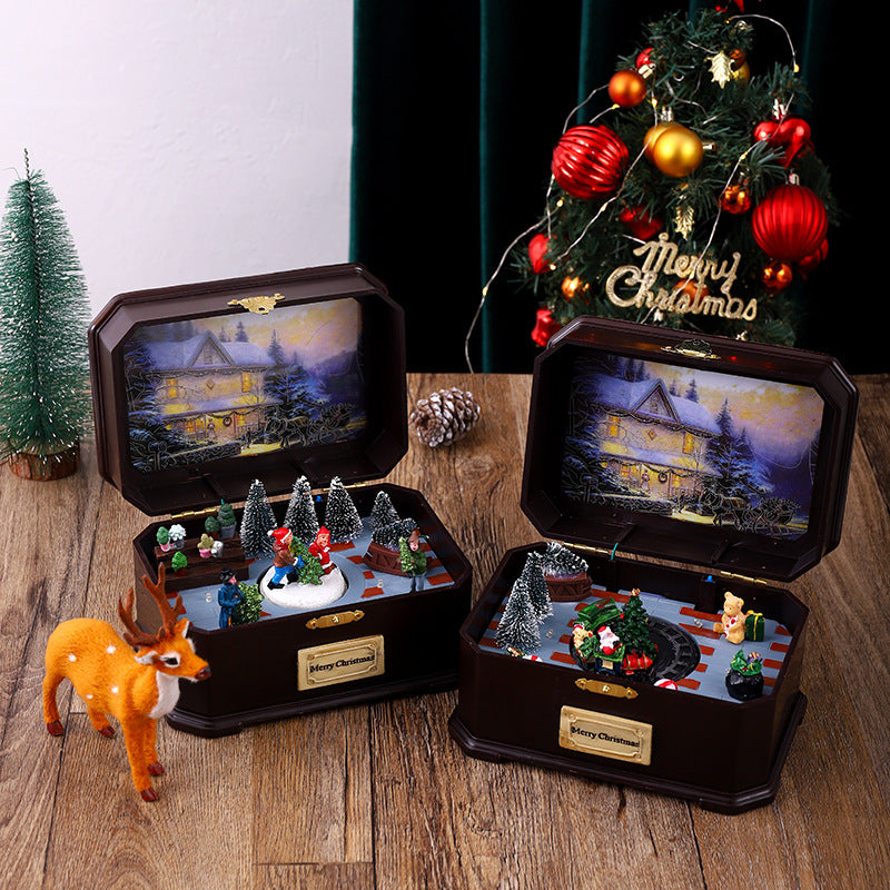 Weihnachtsdorf Spieluhr Brehn
