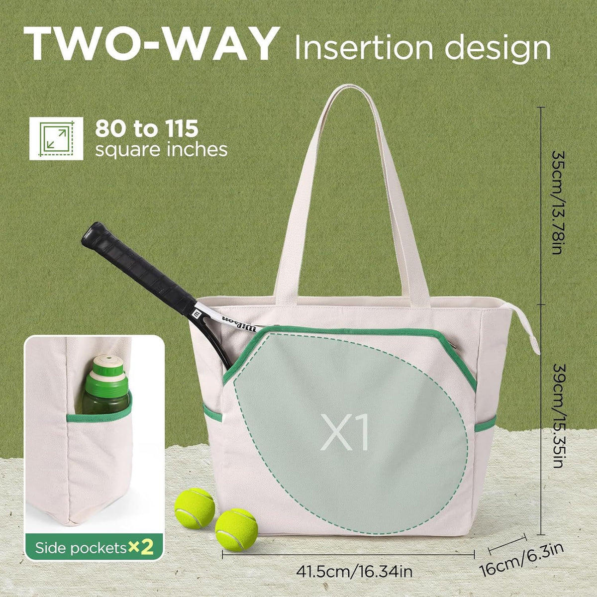 Multi-Funktionale Tennis Tragetasche Brehn