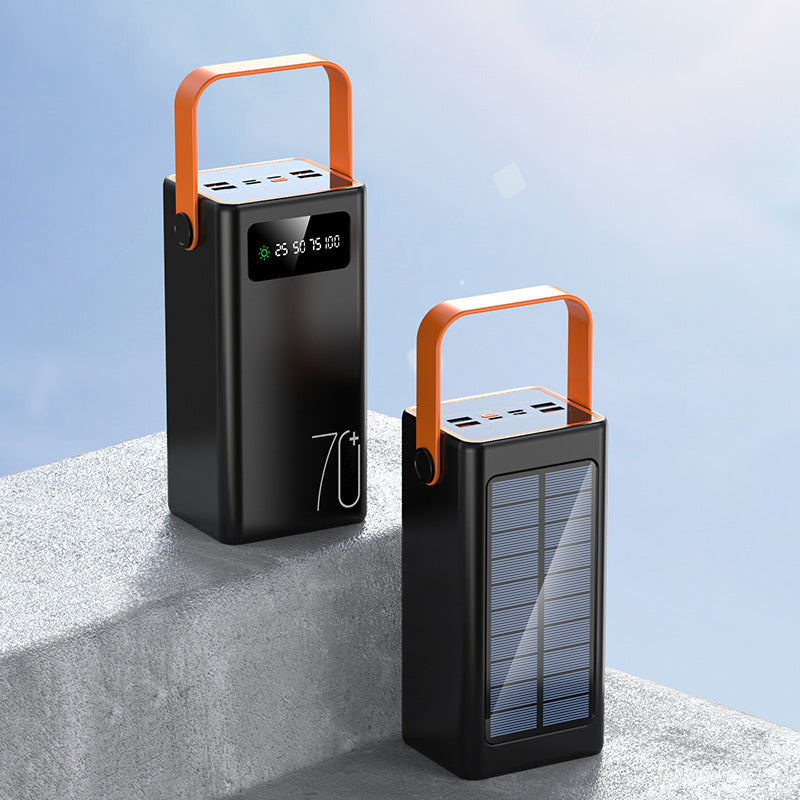 Tragbares Solar-Ladegerät mit multifunktionaler LED-Anzeige Brehn