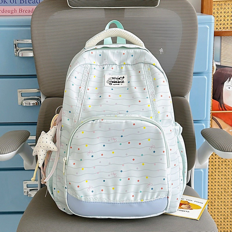 Niedlicher bedruckter Schulrucksack
