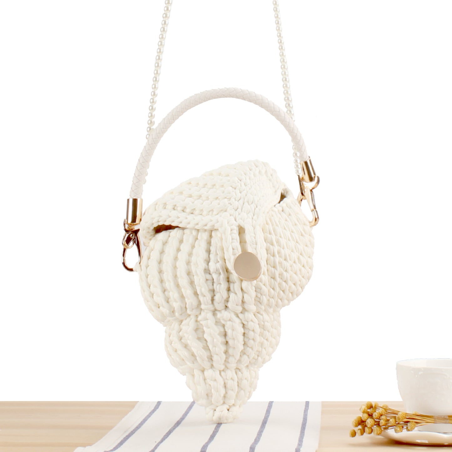 Handtasche Im Muschel-Design Brehn