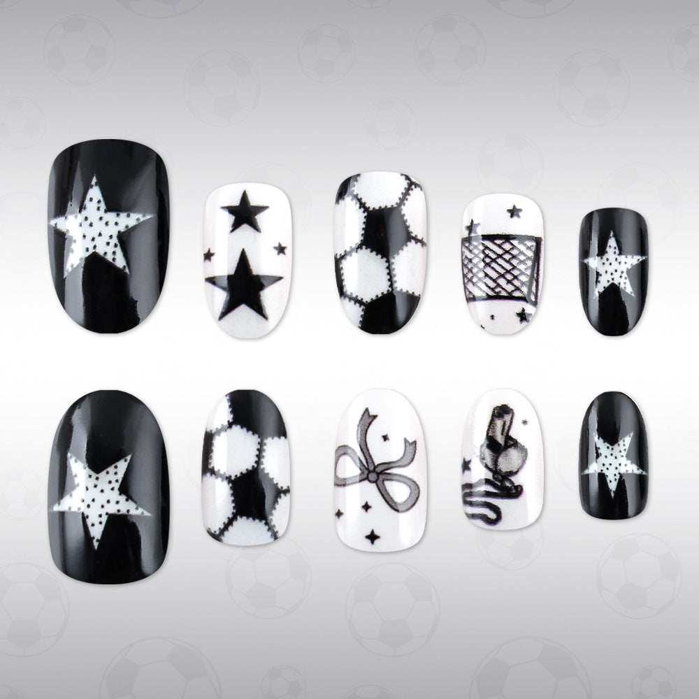 Sportliche Animierte Nagelkunst Brehn