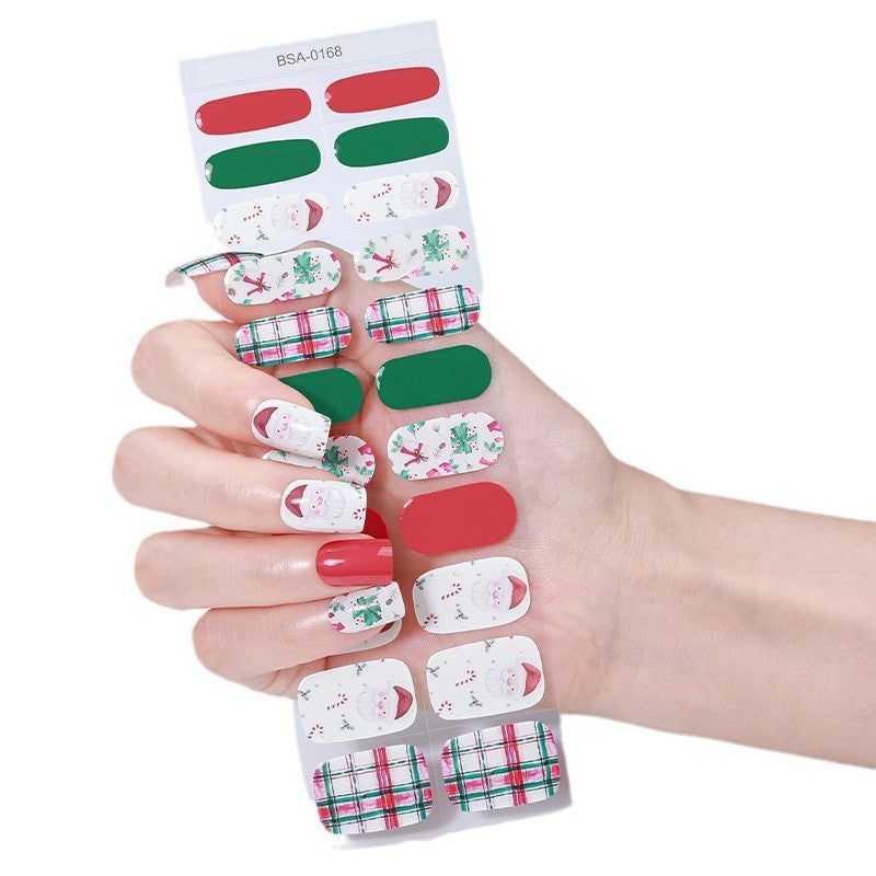 Festliche Ferien Nagel Wraps