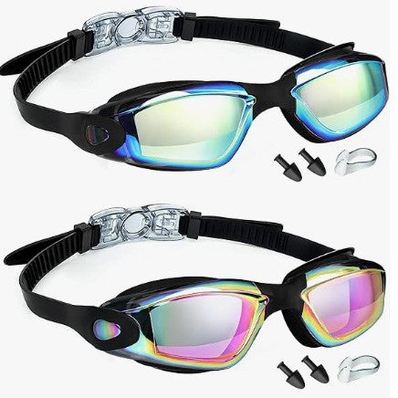 Schwimmbrille mit Verstellbarem Kopfband und Antibeschlag-Technologie Brehn