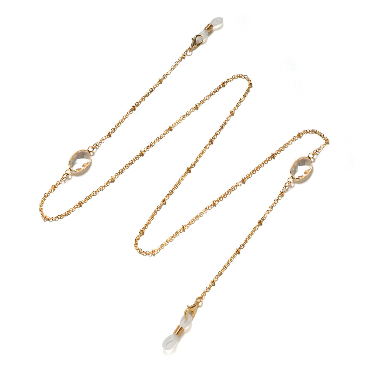 Eleganter mit Edelsteinen verzierter Brillenhalter Brehn