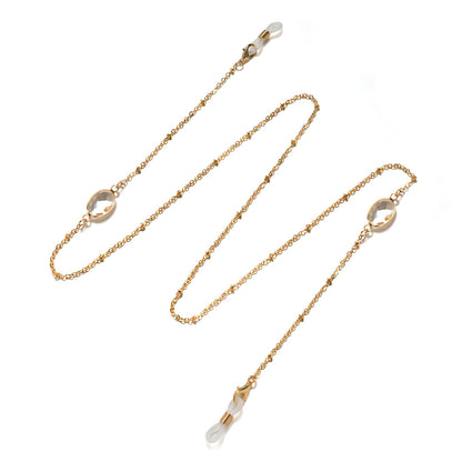 Eleganter mit Edelsteinen verzierter Brillenhalter Brehn