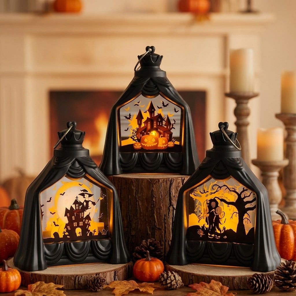 Gruselige Halloween-Laterne