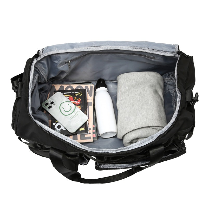 Sportliche Multifunktions-Duffel-Tasche Mit Praktischen Fächern Brehn