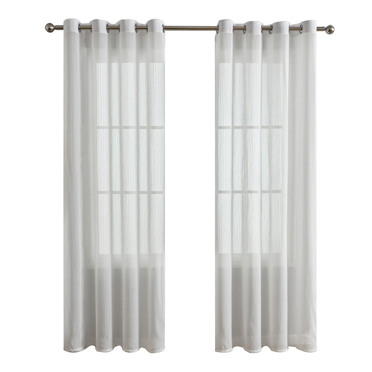 Elegante Durchsichtige Fenstervorhang